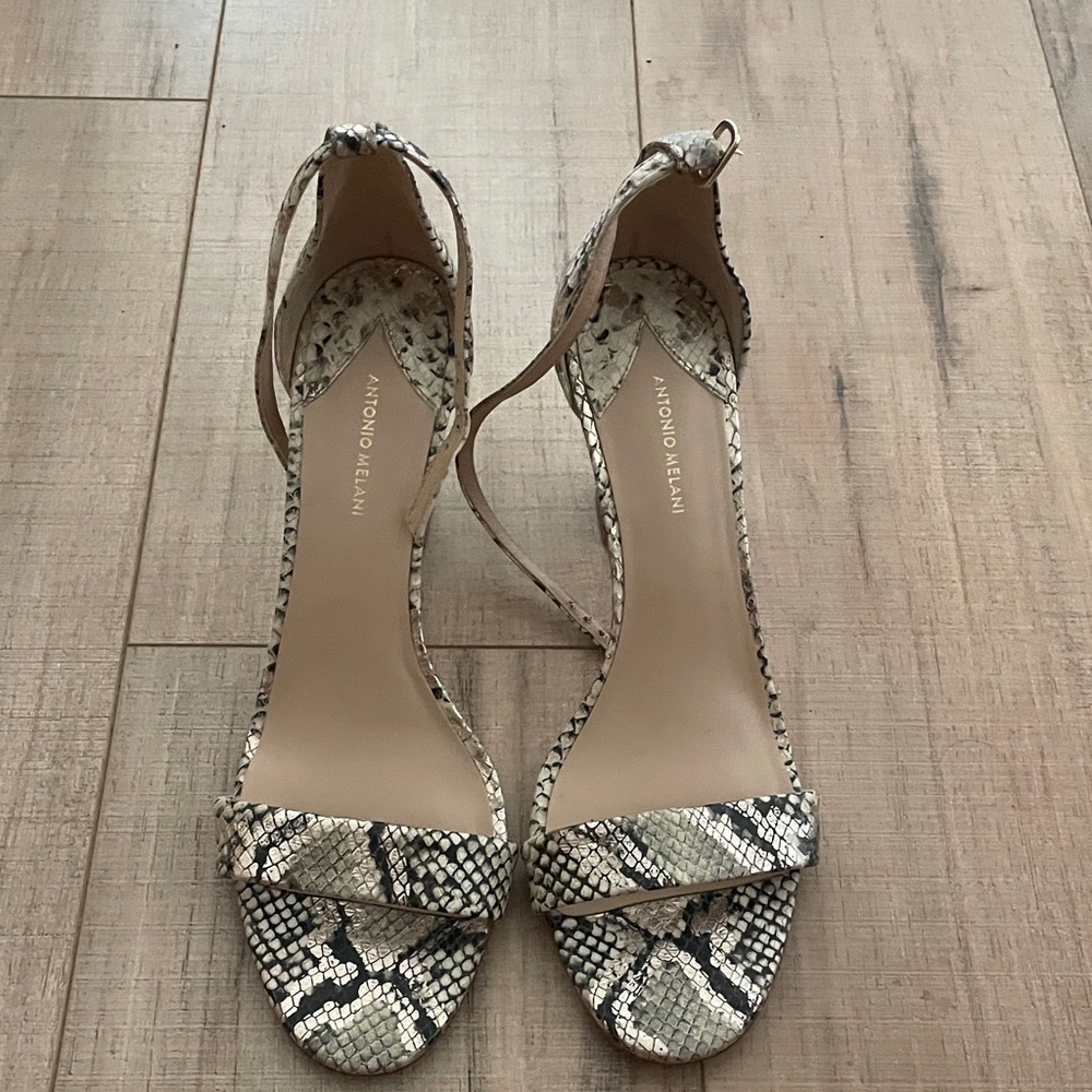 ANTONIO MELANI Snakeskin Heels